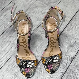 Sam Edelman 7.5 Yaro Floral Heels